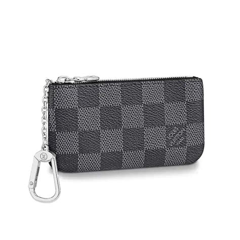 louis vuitton damier graphite key holder|Key Pouch Damier Graphite Canvas .